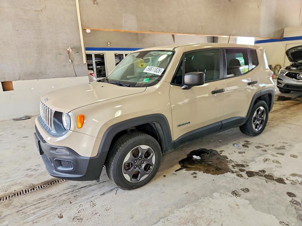 2016 Jeep Renegade VIN ZACCJBAW2GPD19638 COPART salvage auction — MINOR DENT/SCRATCHES, Va - Certificate Of Title, sold $625 on 2026-07-17 (photo 1)