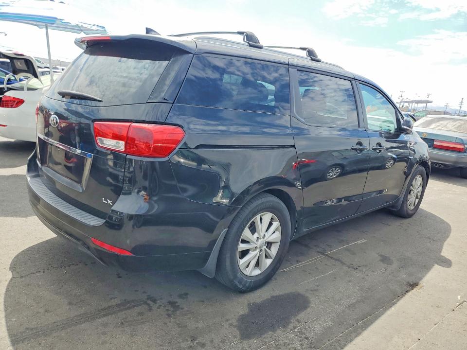 2016 Kia SEDONA VIN KNDMB5C18G6182258 COPART salvage auction — FRONT END, Ca - Dis/Dlr/Exp Only Clean Title, sold $725 on 2026-07-27 (photo 3)