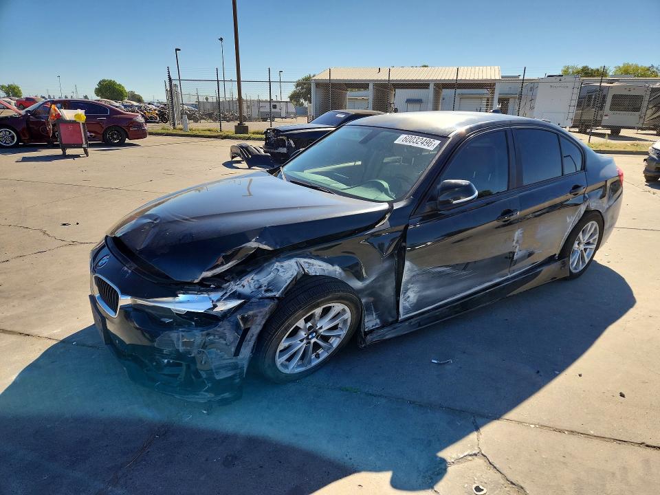 2016 BMW 3er VIN WBA8E5G55GNT41620 COPART salvage auction — FRONT END, Ca - Salvage Certificate, sold $450 on 2026-08-10 (photo 1)