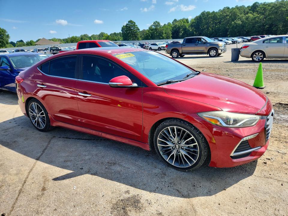 2017 Hyundai Elantra VIN KMHD04LB1HU315170 COPART salvage auction — MINOR DENT/SCRATCHES, Ms - Certificate Of Title, sold $675 on 2026-07-24 (photo 4)