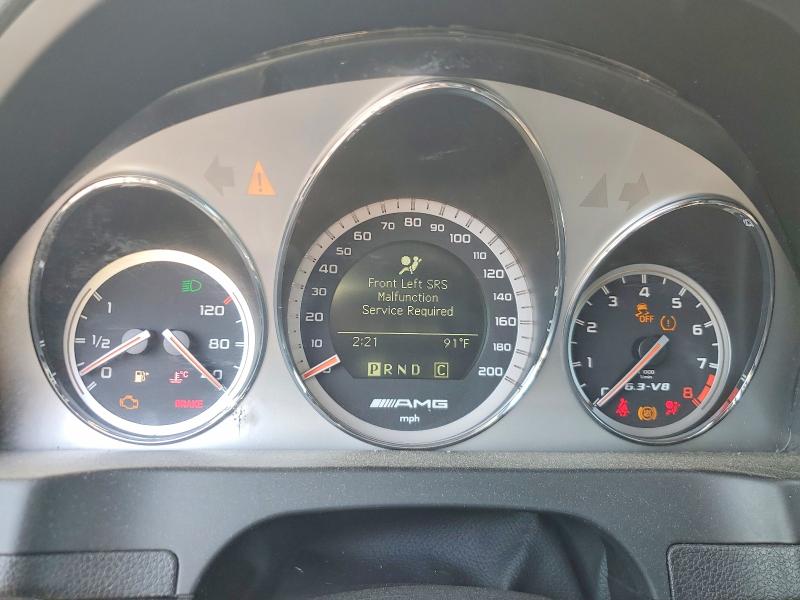 2010 Mercedes-benz C class VIN WDDGF7HB6AF380140 COPART salvage auction — MECHANICAL, Nj - Cert Of Title-Salvage, sold $3,500 on 2026-07-13 (photo 9)
