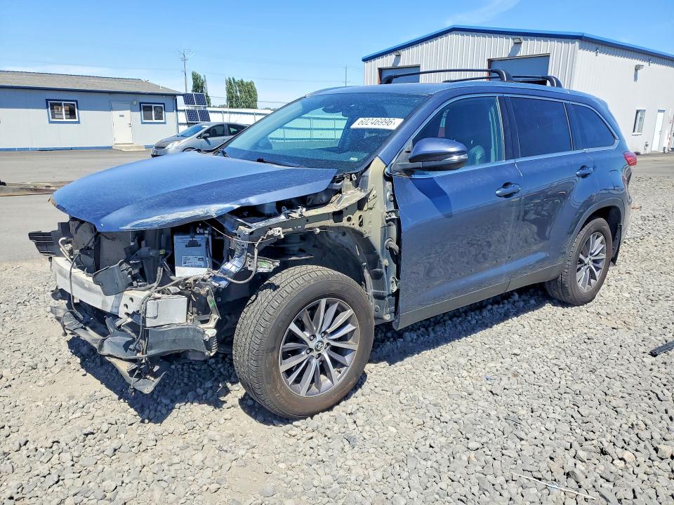 2019 Toyota Highlander VIN 5TDJZRFH5KS708949 COPART salvage auction — FRONT END, Wa - Bill Of Sale, sold $30 on 2026-07-22 (photo 1)