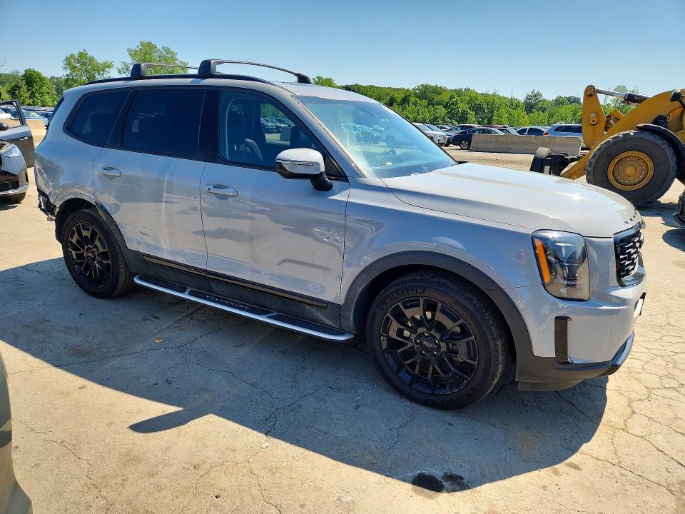 2021 Kia Telluride VIN 5XYP3DHC7MG166558 COPART salvage auction — SIDE, Ny - Mv-907A Salvage Certificate, sold $4,800 on 2026-07-23 (photo 4)