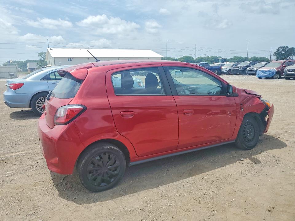 2022 Mitsubishi Mirage VIN ML32AUHJ6NH006701 COPART salvage auction — FRONT END, Ia - Cert Of Title-Salvage Title, sold $2,000 on 2026-07-31 (photo 3)