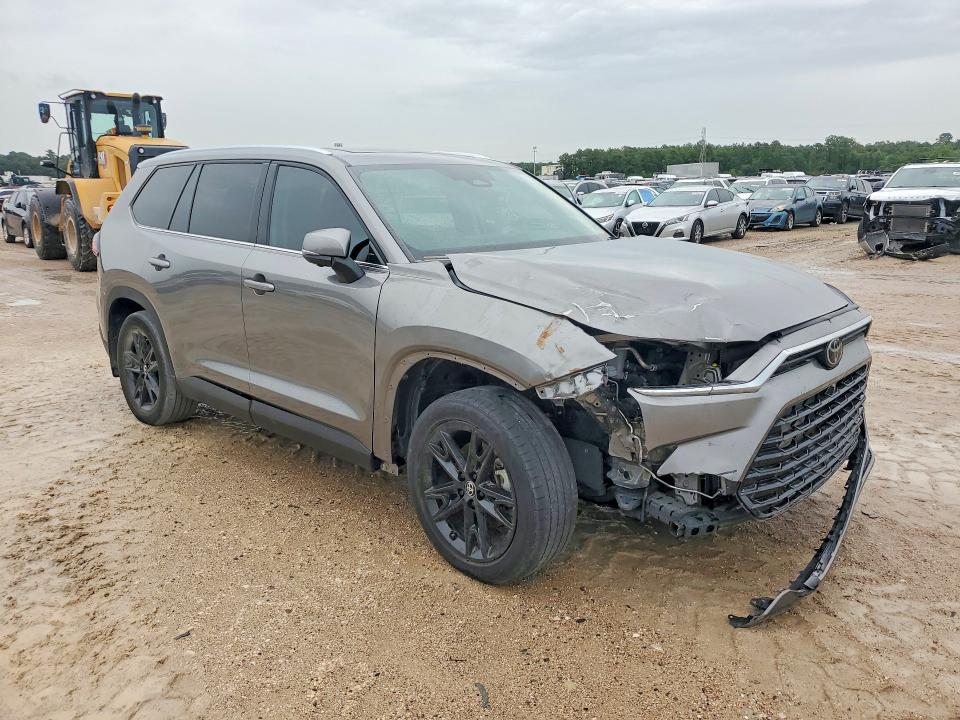 2025 Toyota Highlander VIN 5TDAAAB51SS092235 COPART salvage auction — FRONT END, Fl - Cert Of Title Slvg Rebuildable, sold $18,300 on 2026-07-24 (photo 4)