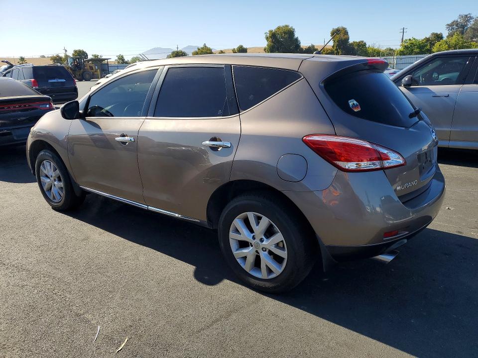 2014 Nissan Murano VIN JN8AZ1MW3EW517736 COPART salvage auction — MINOR DENT/SCRATCHES, Ca - Dis/Dlr/Exp Only Clean Title, sold $1,100 on 2026-07-19 (photo 2)
