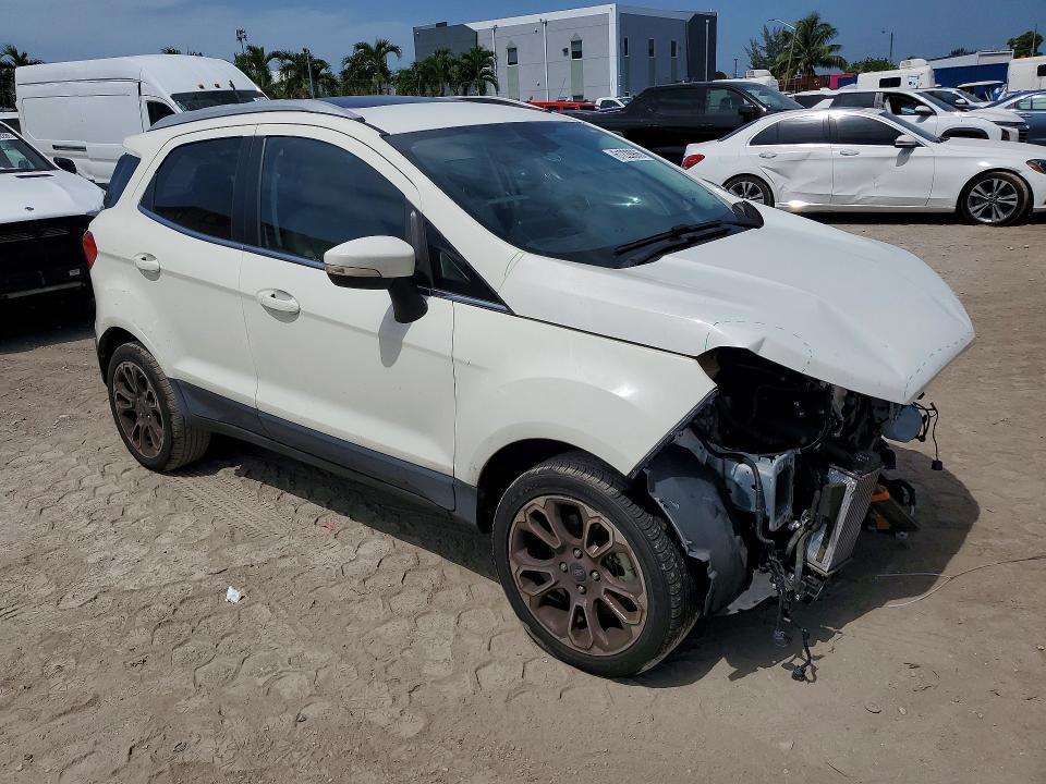 2021 Ford Ecosport VIN MAJ3S2KE5MC404658 COPART salvage auction — FRONT END, Fl - Certificate Of Destruction, sold $975 on 2026-07-24 (photo 4)