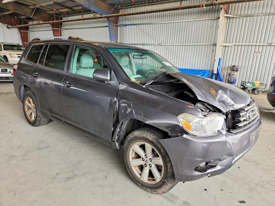2010 Toyota Highlander VIN 5TDKK3EH9AS008793 COPART salvage auction — FRONT END, Ca - Salvage Certificate, sold $70 on 2026-07-30 (photo 4)