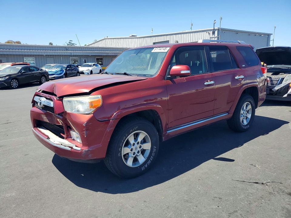 2013 Toyota 4runner VIN JTEBU5JR5D5122753 COPART salvage auction — FRONT END, Ut - Dis/Dlr/Exp Only Clean Title, sold $5,900 on 2026-07-27 (photo 1)
