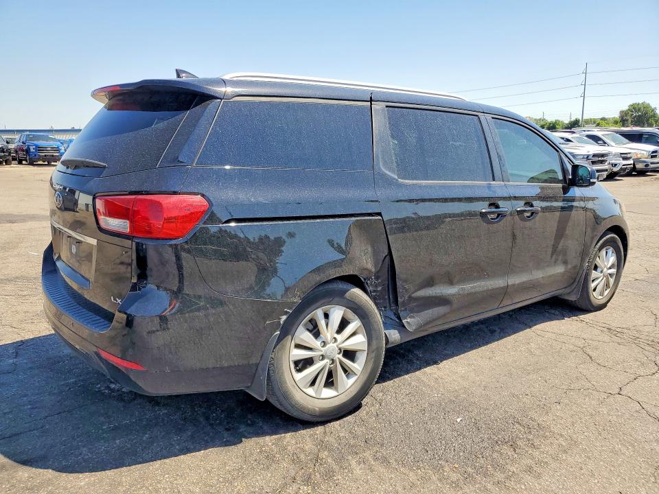 2017 Kia SEDONA VIN KNDMB5C1XH6322697 COPART salvage auction — REAR END, Co - Salvage Title, sold $1,200 on 2026-07-30 (photo 3)