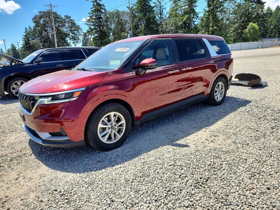 2024 Kia Carnival VIN KNDNB4H31R6310044 COPART salvage auction — REAR END, Wa - Bill Of Sale, sold $8,000 on 2026-07-14 (photo 1)