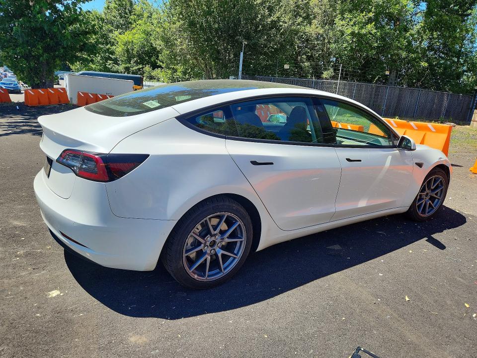 2022 Tesla Model 3 VIN 5YJ3E1EA5NF285731 COPART salvage auction — FRONT END, CA - CERTIFICATE OF TITLE, sold $250 on 2026-07-22 (photo 3)