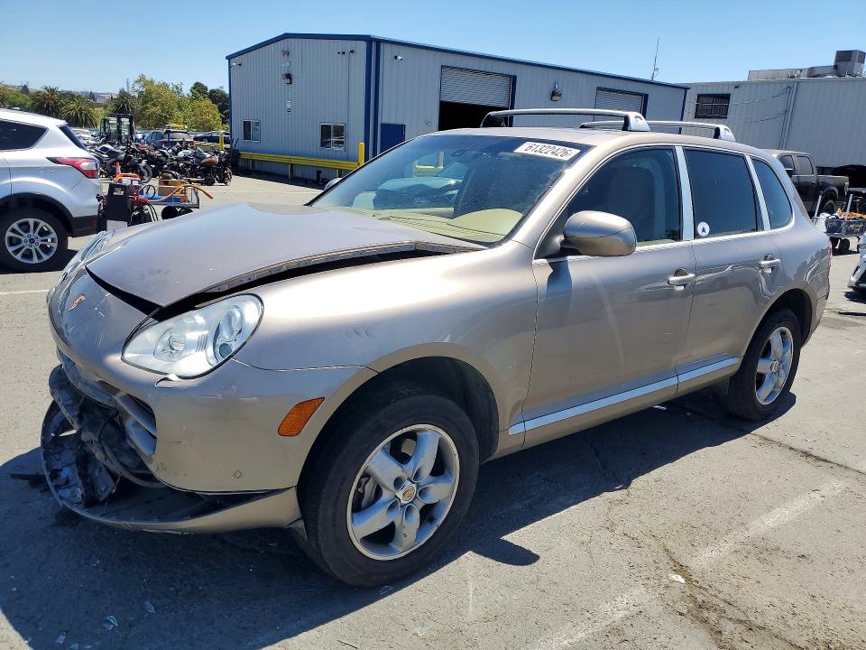 2006 Porsche Cayenne VIN WP1AB29P26LA62306 COPART salvage auction — FRONT END, Ca - Salvage Certificate, sold $125 on 2026-08-14 (photo 1)