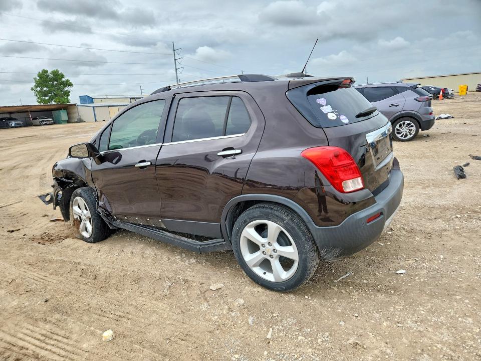 2015 Chevrolet Trax VIN KL7CJNSB5FB217687 COPART salvage auction — FRONT END, Tx - Salvage Vehicle Title, sold $925 on 2026-07-22 (photo 2)