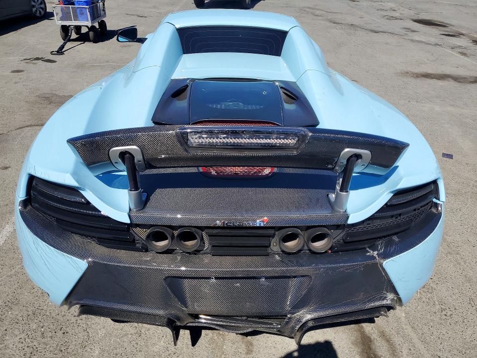 2013 Mclaren Mp4-12c VIN SBM11BAA4DW002588 COPART salvage auction — SIDE, Ca - Salvage Certificate, sold $41,750 on 2026-10-02 (photo 6)