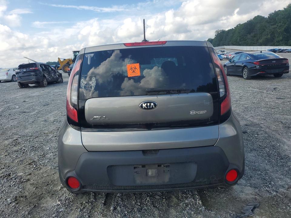2016 Kia Soul VIN KNDJN2A24G7273462 COPART salvage auction — MINOR DENT/SCRATCHES, Ga - Certificate Of Title, sold $450 on 2026-07-23 (photo 6)
