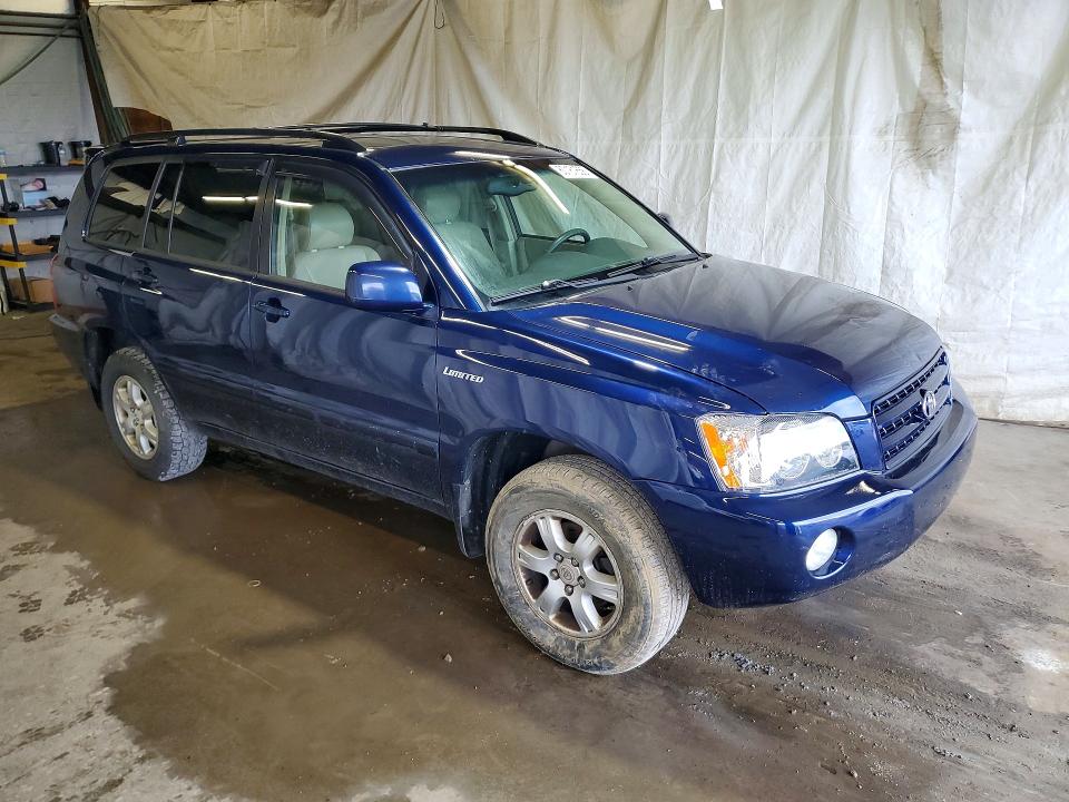 2003 Toyota Highlander VIN JTEHF21A230105661 COPART salvage auction — NORMAL WEAR, PA - CERT OF TITLE, sold $550 on 2026-07-16 (photo 4)