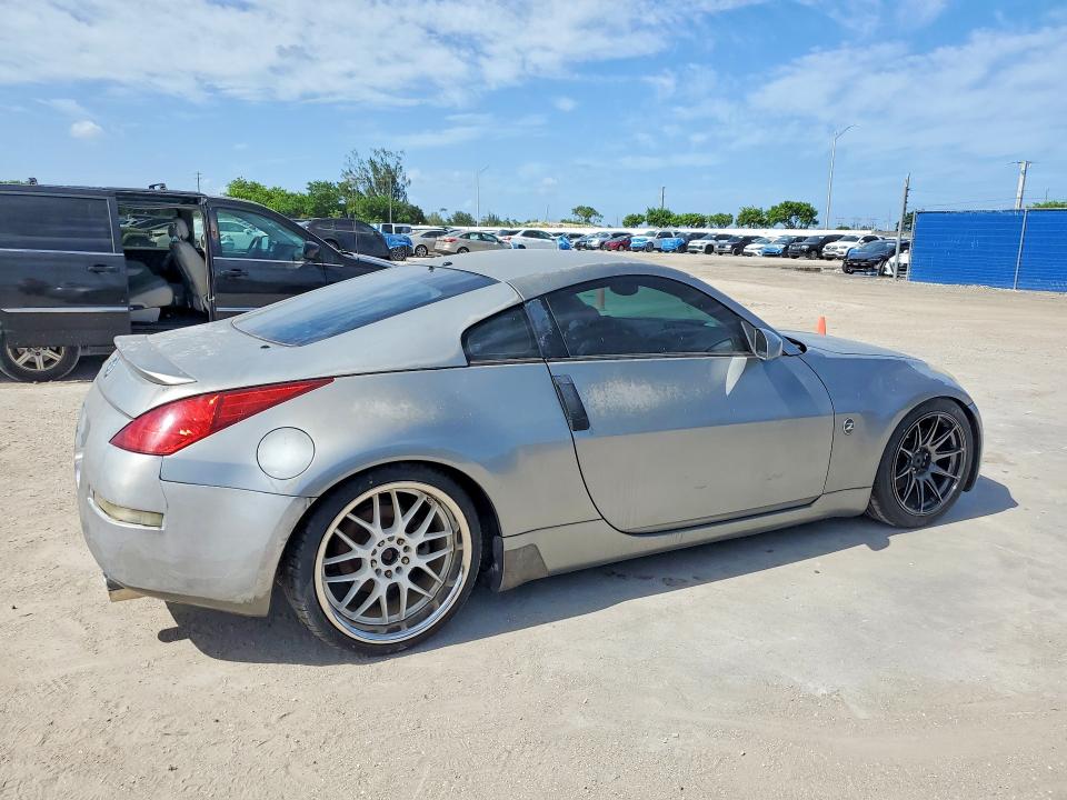2003 Nissan 350z VIN JN1AZ34D63T102157 COPART salvage auction — MINOR DENT/SCRATCHES, Fl - Certificate Of Title, sold $950 on 2026-07-31 (photo 3)
