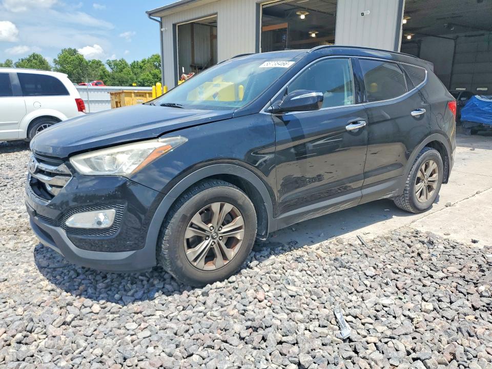 2014 Hyundai Santa fe VIN 5XYZU3LB3EG172714 COPART salvage auction — FRONT END, Il - Salvage Certificate, sold $90 on 2026-07-28 (photo 1)