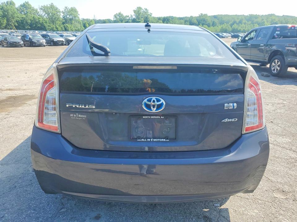 2012 Toyota Prius VIN JTDKN3DU2C5463497 COPART salvage auction — FRONT END, Ny - Mv-907A Salvage Certificate, sold $1,250 on 2026-07-21 (photo 6)
