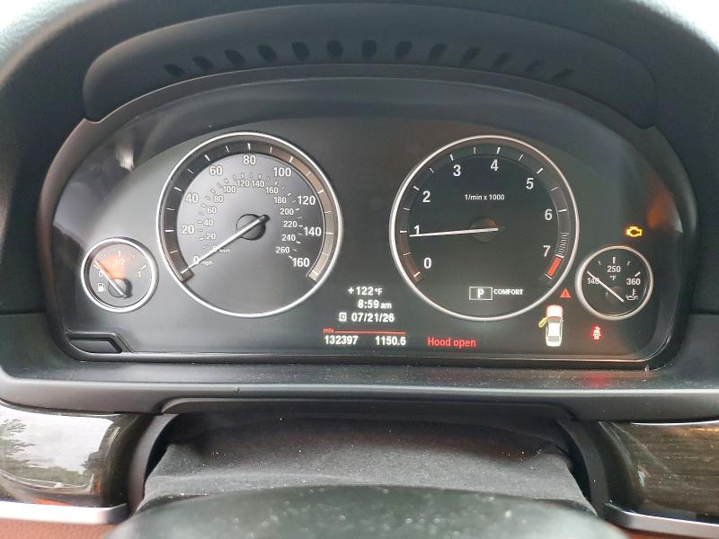 2011 BMW 5er VIN WBAFU7C58BDU55959 COPART salvage auction — ROOF, Pa - Certificate Of Salvage, sold $200 on 2026-07-30 (photo 9)
