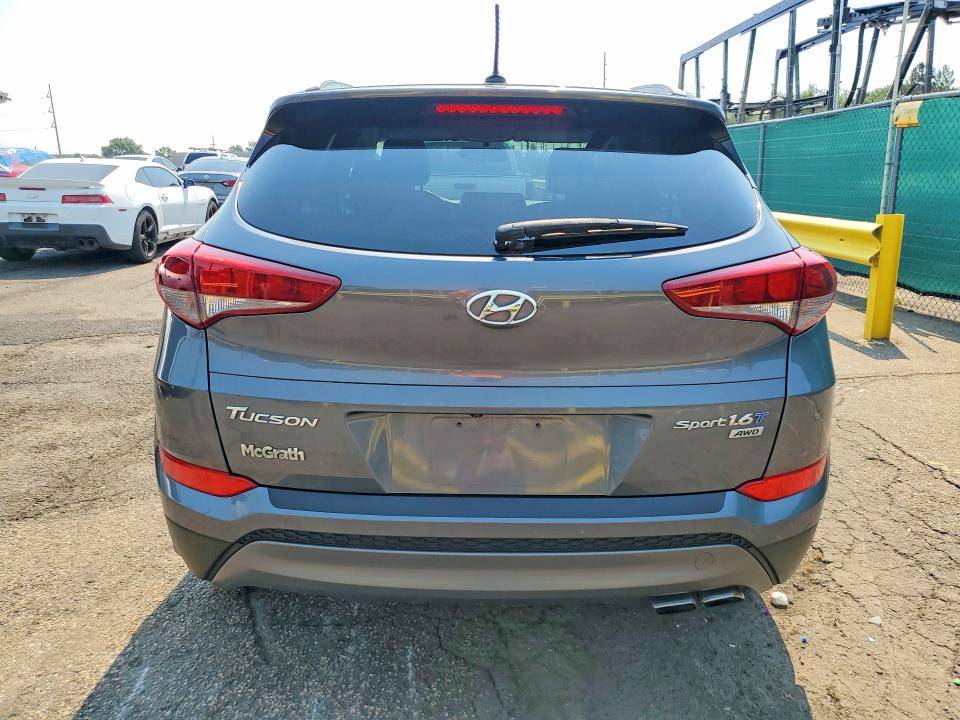 2016 Hyundai Tucson VIN KM8J3CA20GU150895 COPART salvage auction — MECHANICAL, Ia - Dis/Dlr/Exp Only Clean Title, sold $2,600 on 2026-07-17 (photo 6)