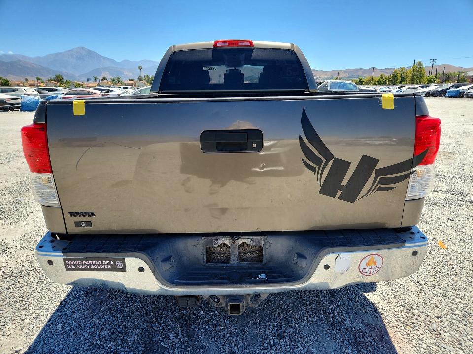 2010 Toyota Tundra VIN 5TFRM5F10AX019827 COPART salvage auction — REAR END, Ca - Dis/Dlr/Exp Only Clean Title (P), sold $2,500 on 2026-07-22 (photo 6)