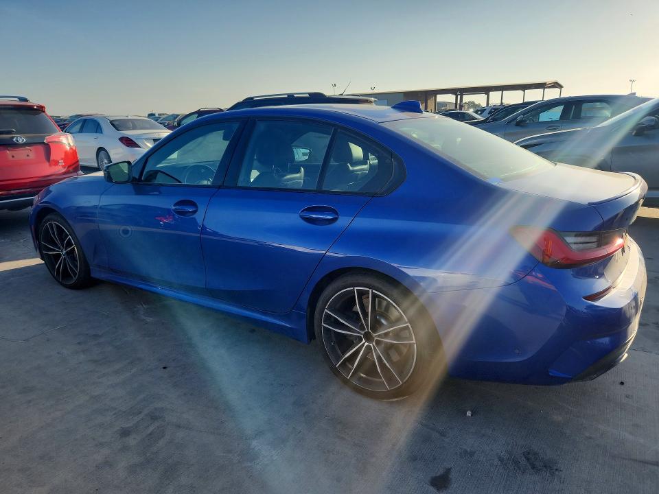 2021 BMW M3 VIN 3MW5U7J00M8B71115 COPART salvage auction — WATER/FLOOD, Tx - Salvage Title-Flood Damage, sold $17,100 on 2026-08-27 (photo 2)