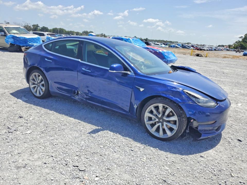 2019 Tesla Model 3 VIN 5YJ3E1EA6KF428441 COPART salvage auction — FRONT END, Fl - Certificate Of Title (P), sold $4,000 on 2026-07-31 (photo 4)