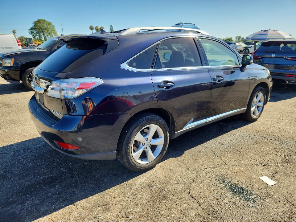 2010 Lexus Rx VIN JTJZK1BA3A2001417 COPART salvage auction — MINOR DENT/SCRATCHES, Ca - Dis/Dlr/Exp Only Clean Title, sold $2,550 on 2026-07-14 (photo 3)