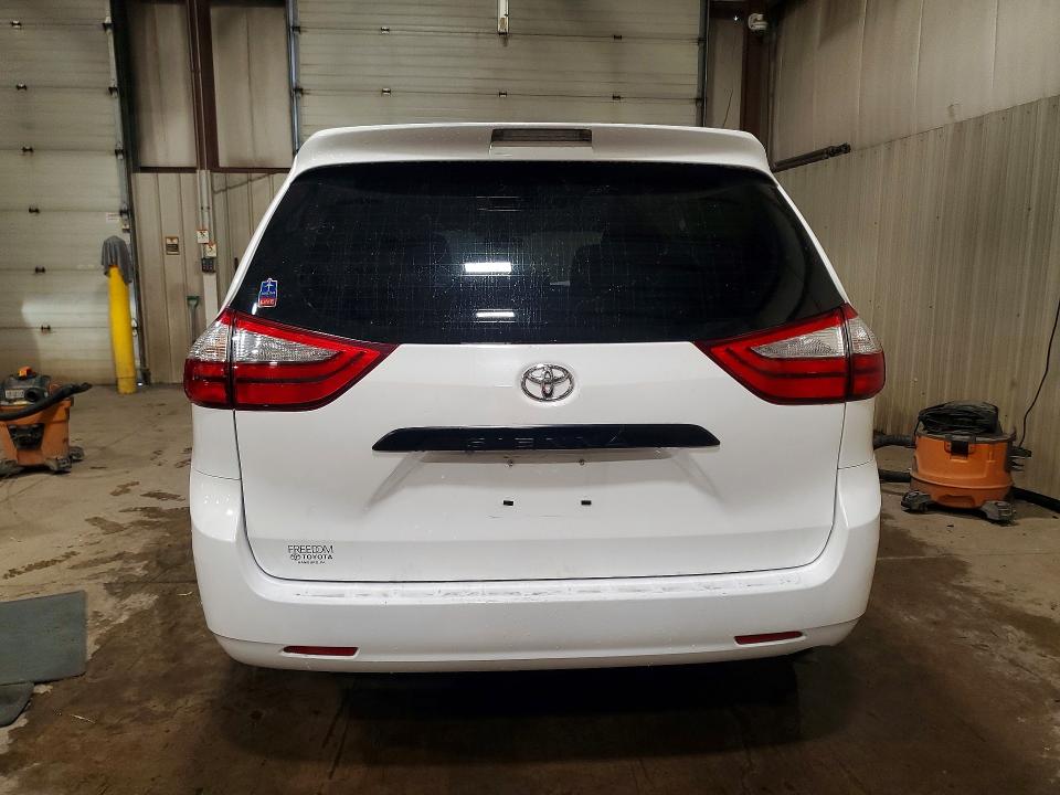 2015 Toyota Sienna VIN 5TDZK3DC1FS563362 COPART salvage auction — FRONT END, PA - CERTIFICATE OF SALVAGE, sold $2,050 on 2026-07-31 (photo 6)