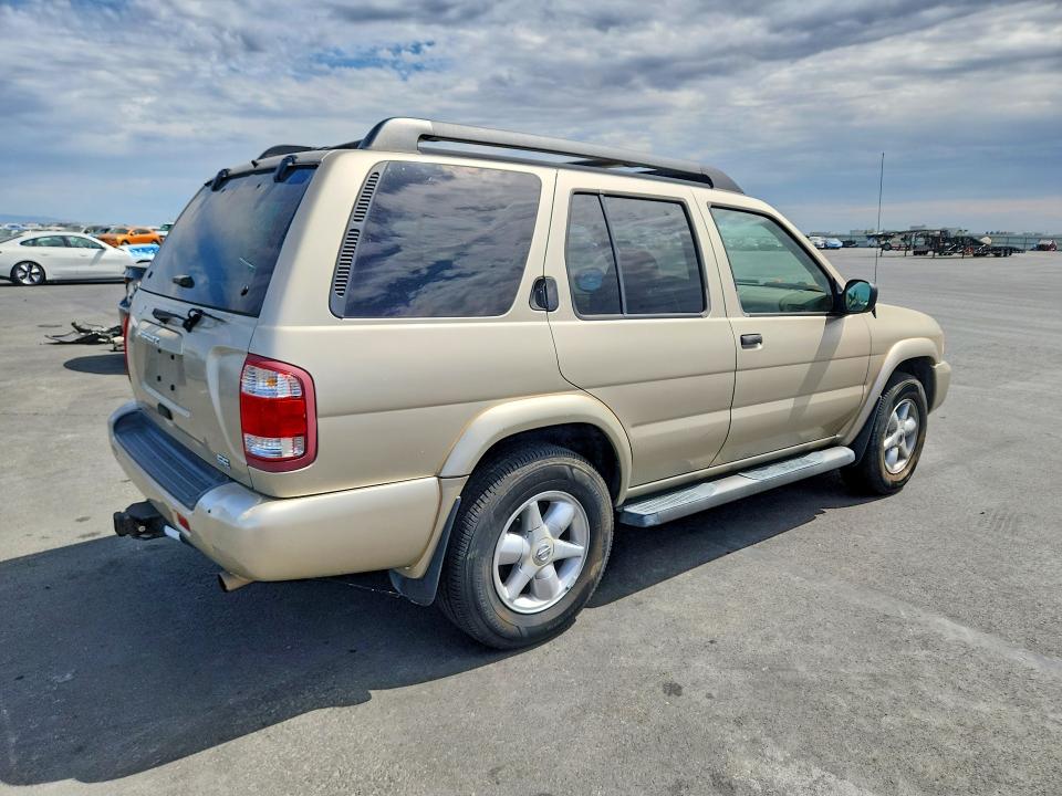 2002 Nissan Pathfinder VIN JN8DR09Y02W745982 COPART salvage auction — FRONT END, Ca - Salvage Certificate, sold $225 on 2026-07-20 (photo 3)