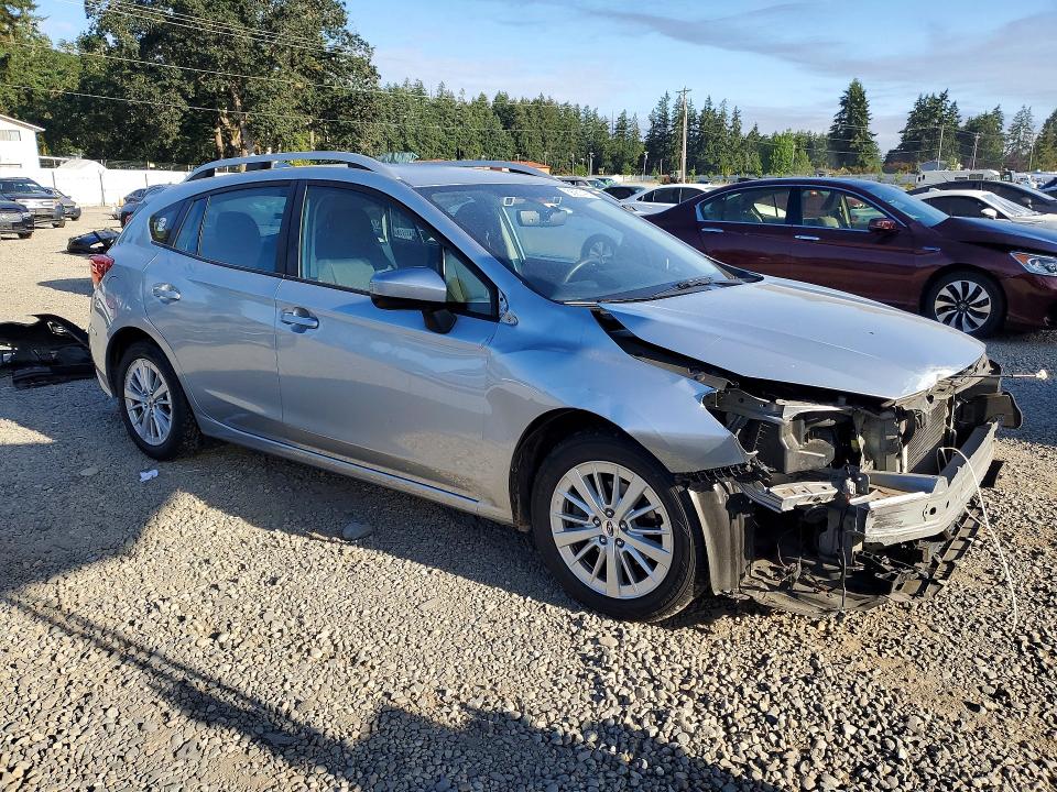 2018 Subaru Impreza VIN 4S3GTAD67J3737447 COPART salvage auction — FRONT END, Wa - Bill Of Sale, sold $3,900 on 2026-07-31 (photo 4)