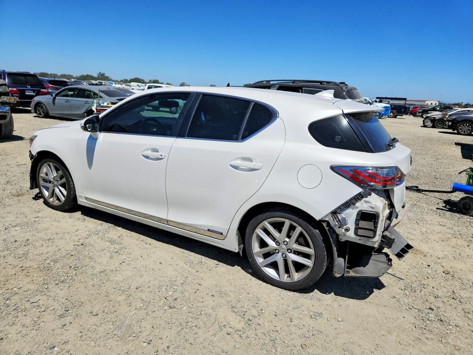 2016 Lexus Ct 200 VIN JTHKD5BH5G2274403 COPART salvage auction — REAR END, Ca - Salvage Certificate, sold $425 on 2026-07-30 (photo 2)