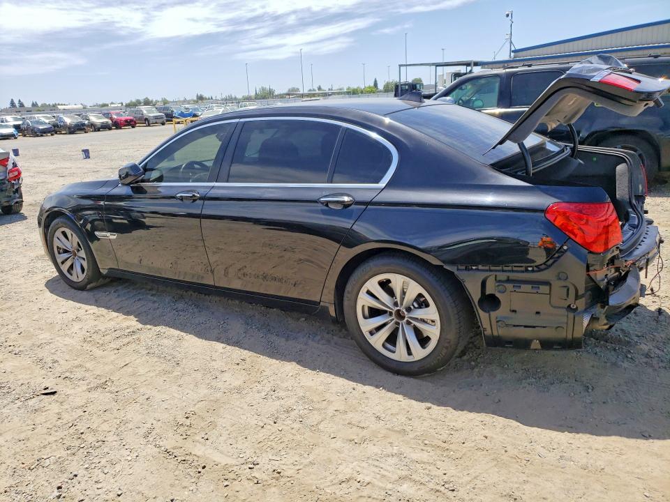 2012 BMW 7 series VIN WBAKB4C51CC577010 COPART salvage auction — REAR END, CA - SALVAGE CERTIFICATE, sold $3,800 on 2026-07-14 (photo 2)