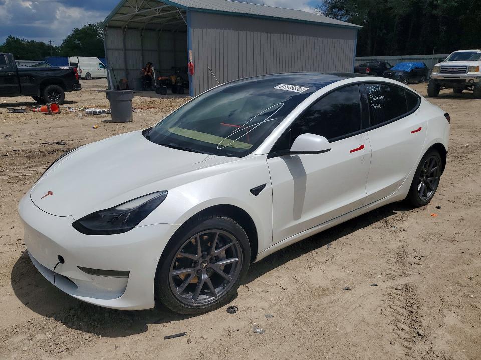 2022 Tesla Model 3 VIN 5YJ3E1EA5NF313995 — COPART salvage auction photo