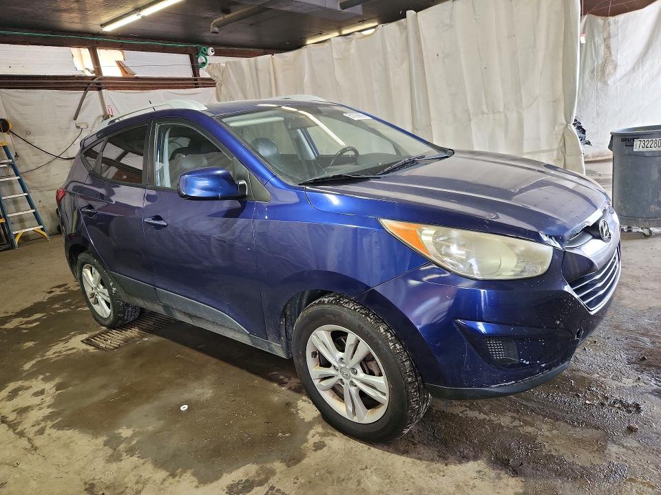 2011 Hyundai Tucson VIN KM8JUCAC8BU205401 COPART salvage auction — FRONT END, Pa - Cert Of Title, sold $950 on 2026-07-24 (photo 4)
