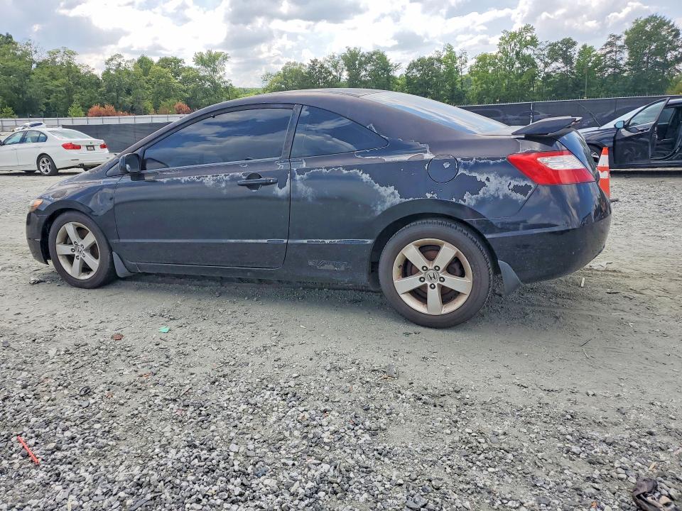 2007 Honda Civic VIN 2HGFG215X7H711059 COPART salvage auction — NORMAL WEAR, SC - CERTIFICATE OF TITLE, sold $1,400 on 2026-07-20 (photo 2)