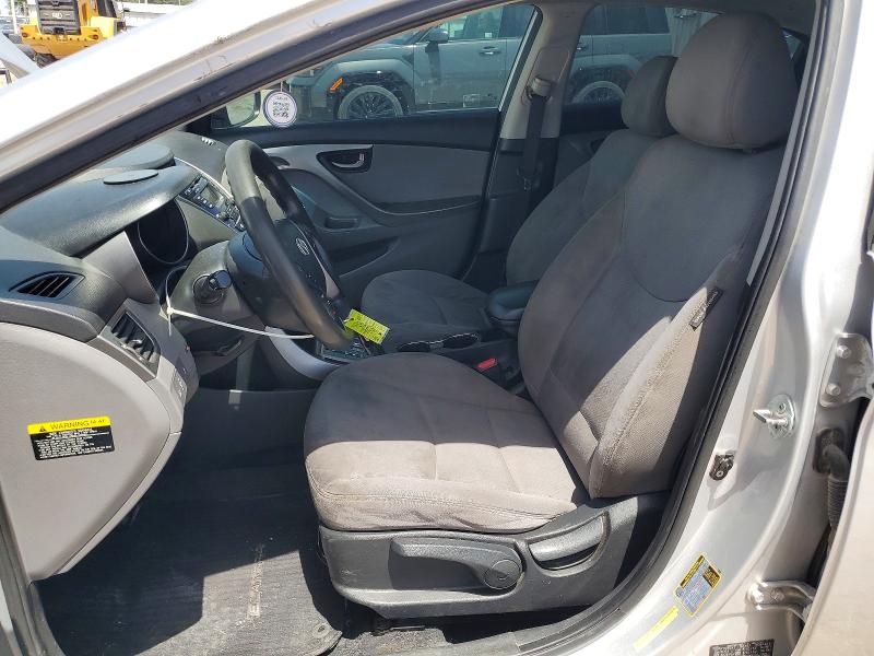 2013 Hyundai Elantra VIN KMHDH4AEXDU781292 COPART salvage auction — FRONT END, TX - CERTIFICATE OF TITLE, sold $450 on 2026-07-29 (photo 7)