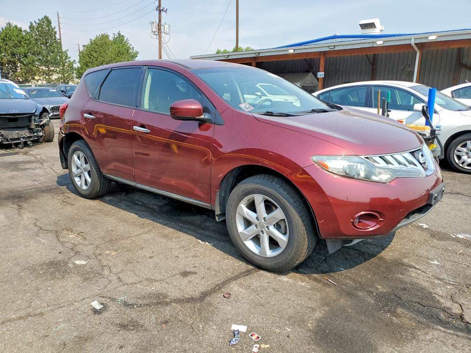 2010 Nissan Murano VIN JN8AZ1MW4AW134267 COPART salvage auction — REAR END, Co - Public - Salvage Title, sold $275 on 2026-07-28 (photo 4)