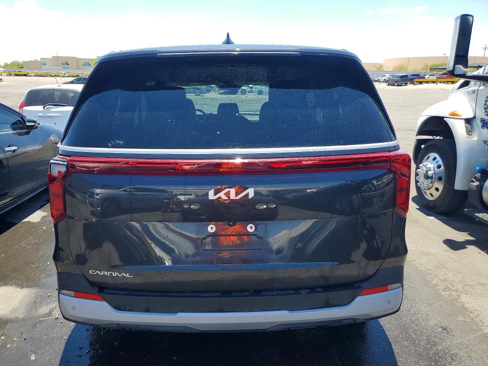 2026 Kia Carnival VIN KNDNB5K31T6584818 COPART salvage auction — FRONT END, NM - CERTIFICATE OF TITLE, sold $13,100 on 2026-07-27 (photo 6)