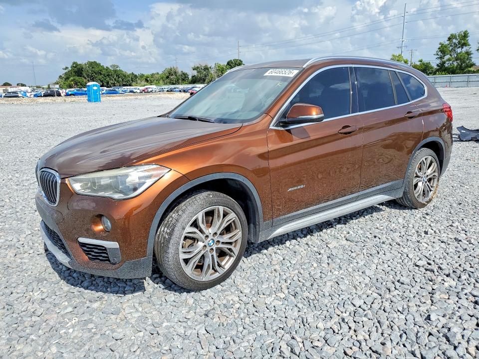 2016 BMW X1 VIN WBXHT3C36GP885519 COPART salvage auction — SIDE, Fl - Cert Of Title Slvg Rebuildable, sold $2,300 on 2026-07-31 (photo 1)