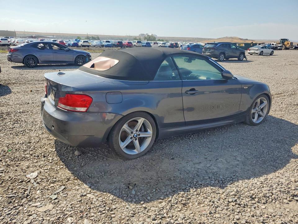 2008 BMW 1 series VIN WBAUN93588VF55615 COPART salvage auction — REAR END, UT - CERTIFICATE OF TITLE, sold $400 on 2026-08-04 (photo 3)