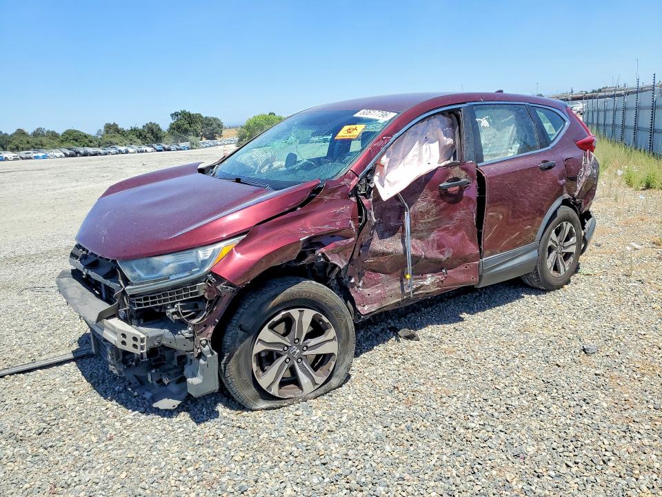 2017 Honda Cr-v VIN 7FARW5H31HE008157 COPART salvage auction — REAR END, Ca - Salvage Certificate, sold $925 on 2026-07-28 (photo 1)