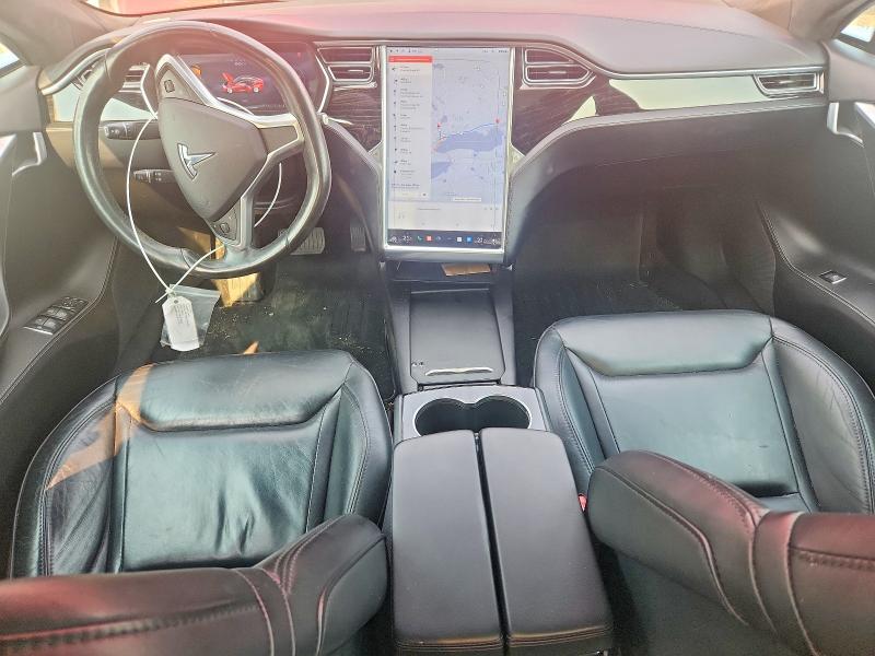 2016 Tesla Model s VIN 5YJSA1E29GF152795 COPART salvage auction — FRONT END, On - Permit Salvage, sold $1,500 on 2026-07-23 (photo 8)