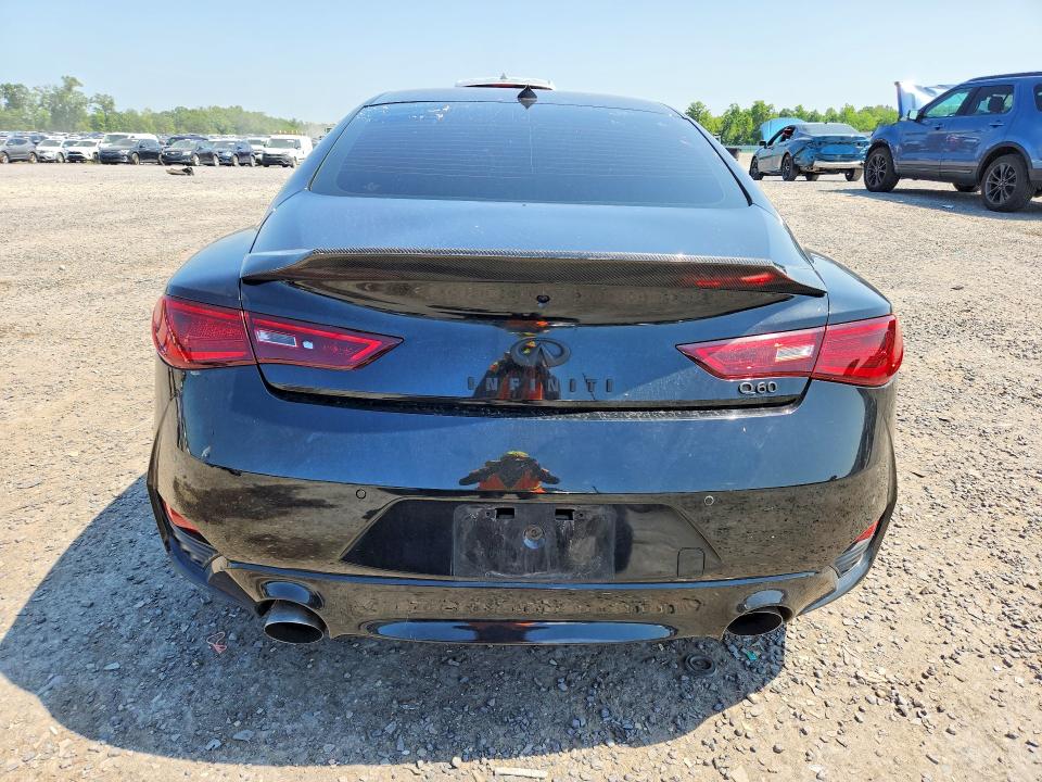 2018 Infiniti Q60 VIN JN1EV7EK7JM341810 COPART salvage auction — FRONT END, VA - CERT OF TITLE - SALVAGE, sold $2,550 on 2026-07-29 (photo 6)