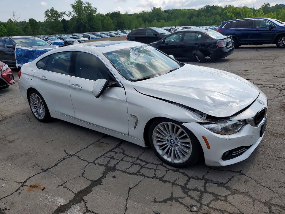 2016 BMW 4er VIN WBA4C9C50GG140942 COPART salvage auction — FRONT END, NY - MV-907A SALVAGE CERTIFICATE, sold $2,400 on 2026-07-28 (photo 4)