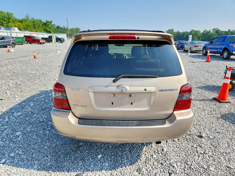 2004 Toyota Highlander VIN JTEEP21A240029036 COPART salvage auction — FRONT END, OH - CERT OF TITLE-SALVAGE, sold $600 on 2026-07-28 (photo 6)