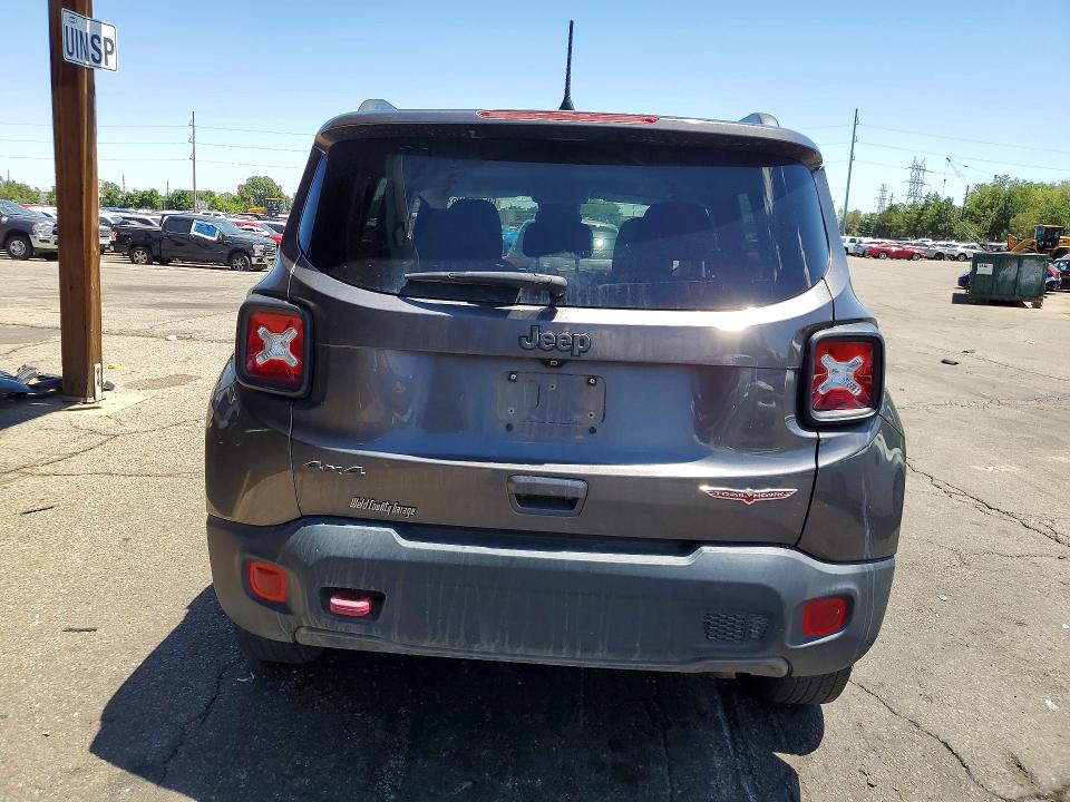 2019 Jeep Renegade VIN ZACNJBC17KPK64040 COPART salvage auction — HAIL, Co - Certificate Of Title, sold $4,000 on 2026-08-18 (photo 6)
