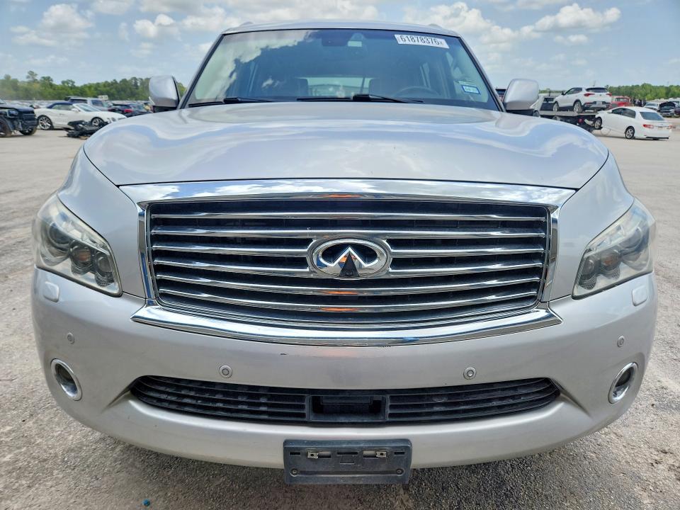2014 Infiniti Qx80 VIN JN8AZ2NF6E9554542 COPART salvage auction — MINOR DENT/SCRATCHES, Tx - Certificate Of Title, sold $3,000 on 2026-07-24 (photo 5)